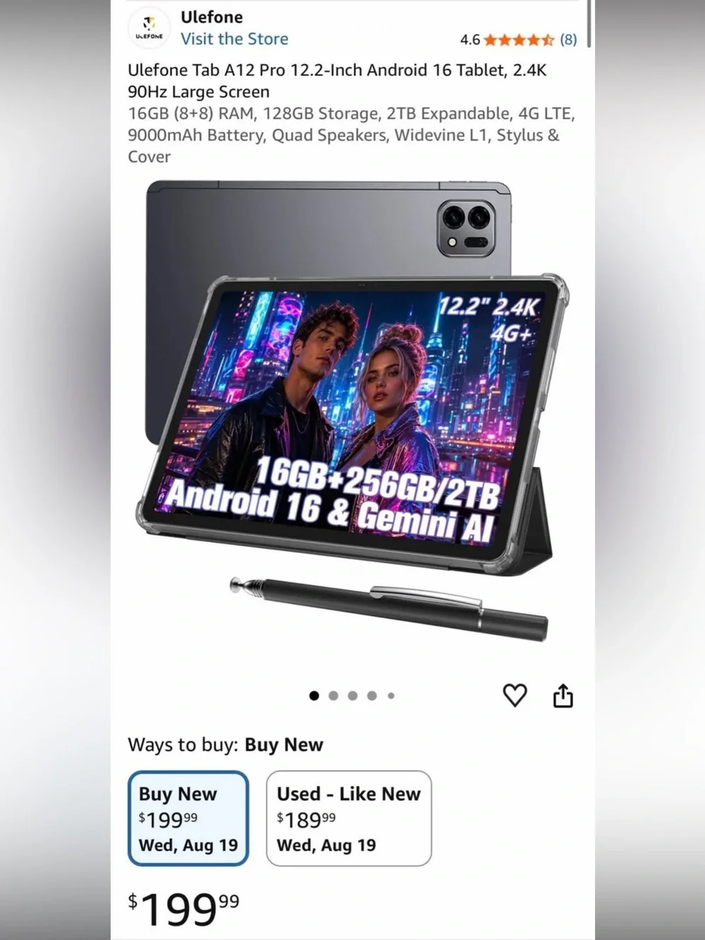 Tablet A12 Pro 12.2